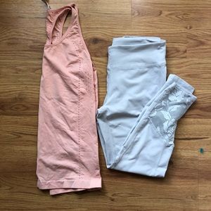 Fabletics Tank Top and Cropped Legging Set